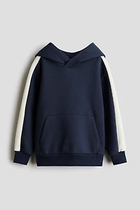 Contrast-Panel Hoodie