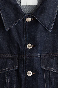 Gilet sans manches court en denim