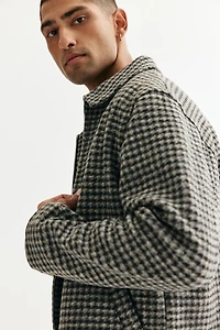 Regular-Fit Felted Overshirt