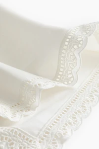 2-Pack Lace-Trimmed Placemats