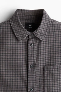 Loose-Fit Flannel Shirt