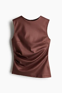 Draped Interlock Top