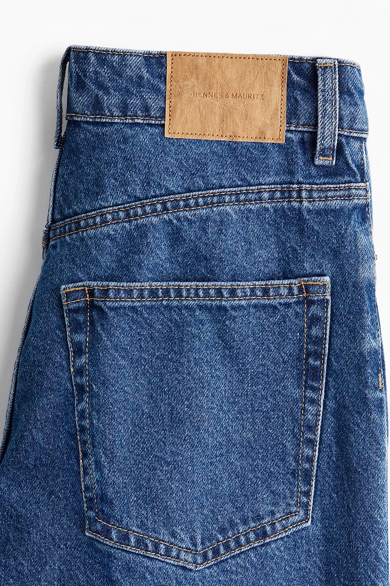 Wide High Ankle Jeans