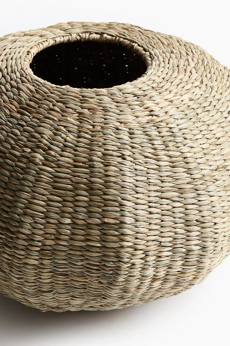Vase en paille