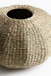 Vase en paille