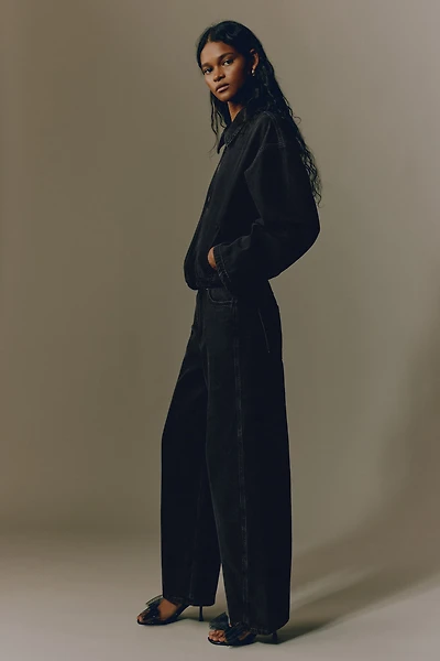 Denim Jacket with Collar