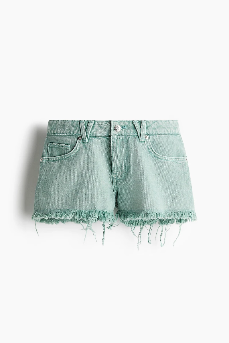 Frayed Denim Shorts