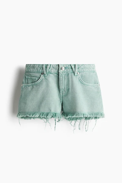 Frayed Denim Shorts