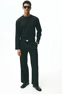 Loose-Fit Long-Sleeved Jersey Shirt