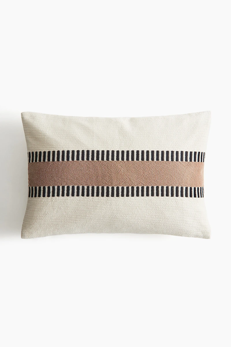 Housse de coussin à motif