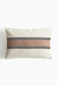 Housse de coussin à motif