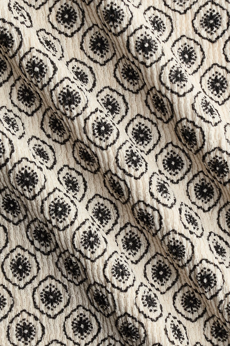 Pantalon en jersey texturé