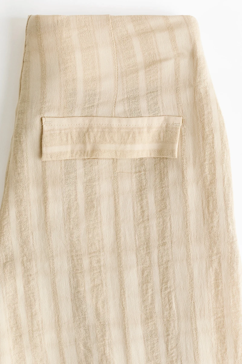 Drawstring-Detail Balloon-Leg Pants