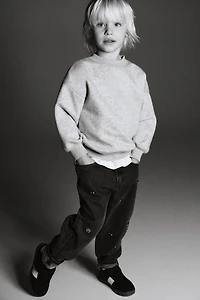 Regular-Fit Printed Jeans