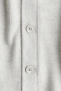Rib-Knit Cardigan