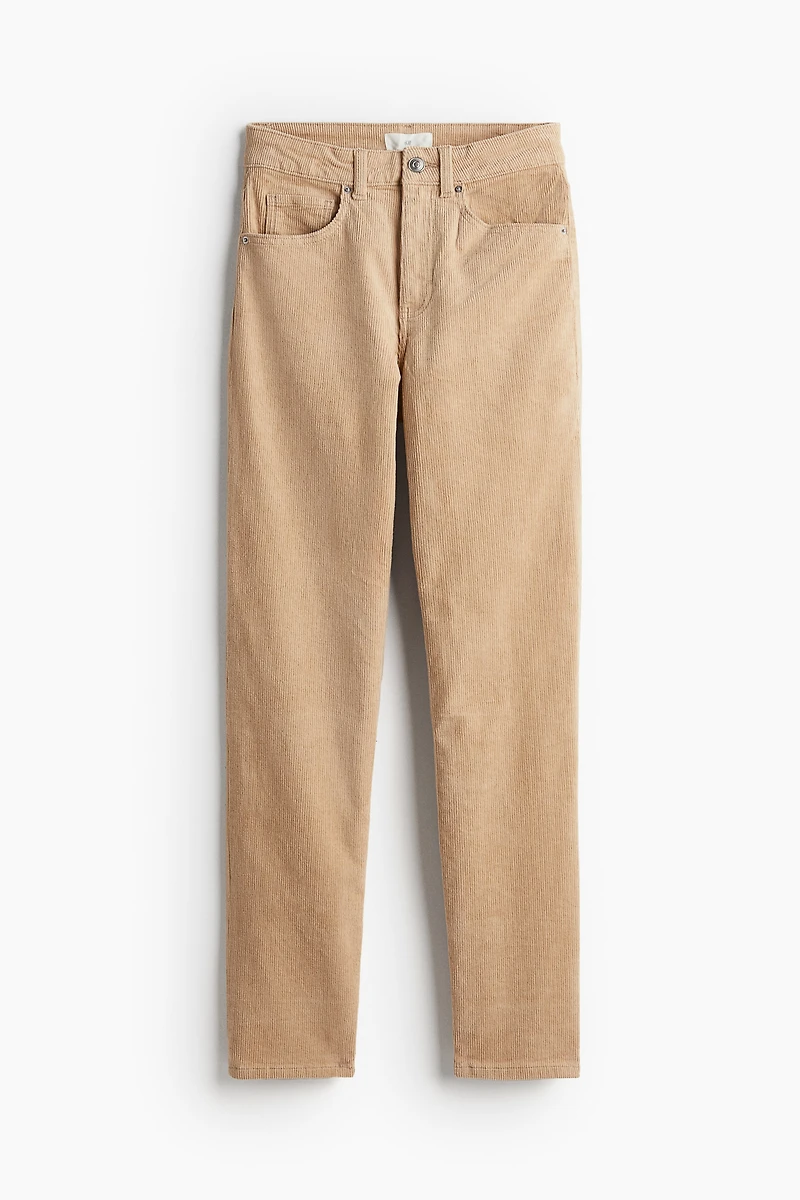 Pantalon en velours côtelé