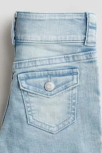 Bootcut Leg Low Jeans