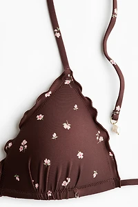 Push-Up Triangle Bikini Top