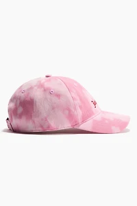 Casquette en sergé de coton à motif brodé