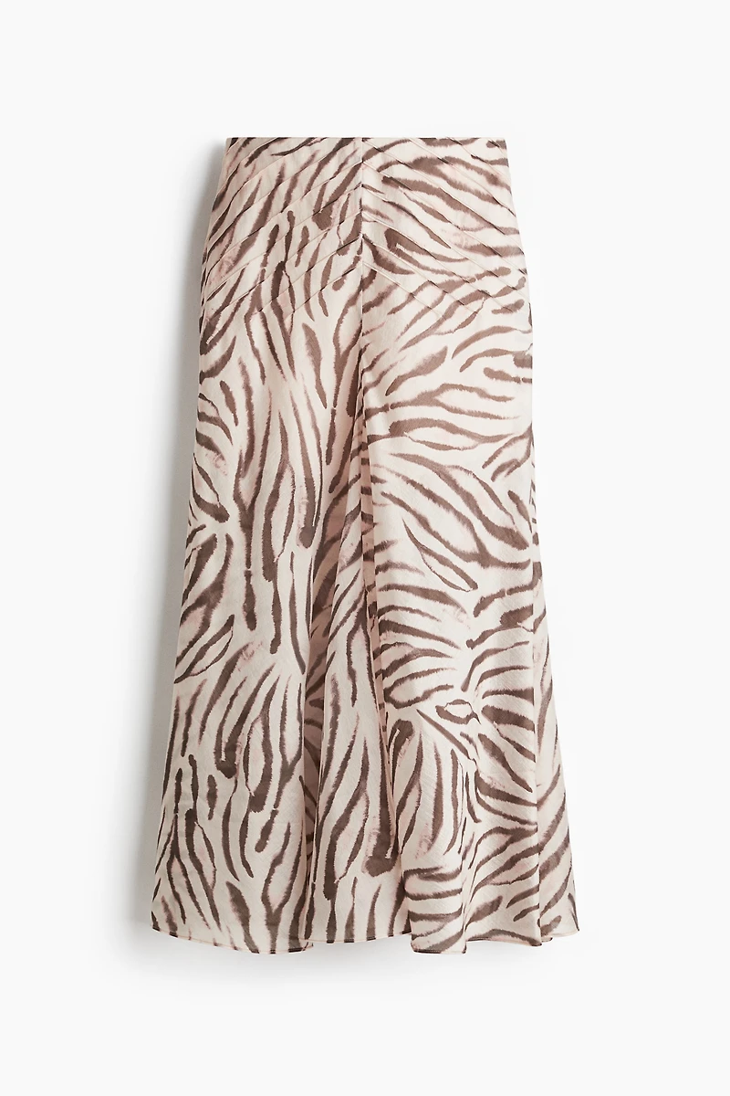 Jupe à plis nervure