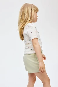 Cotton Twill Shorts