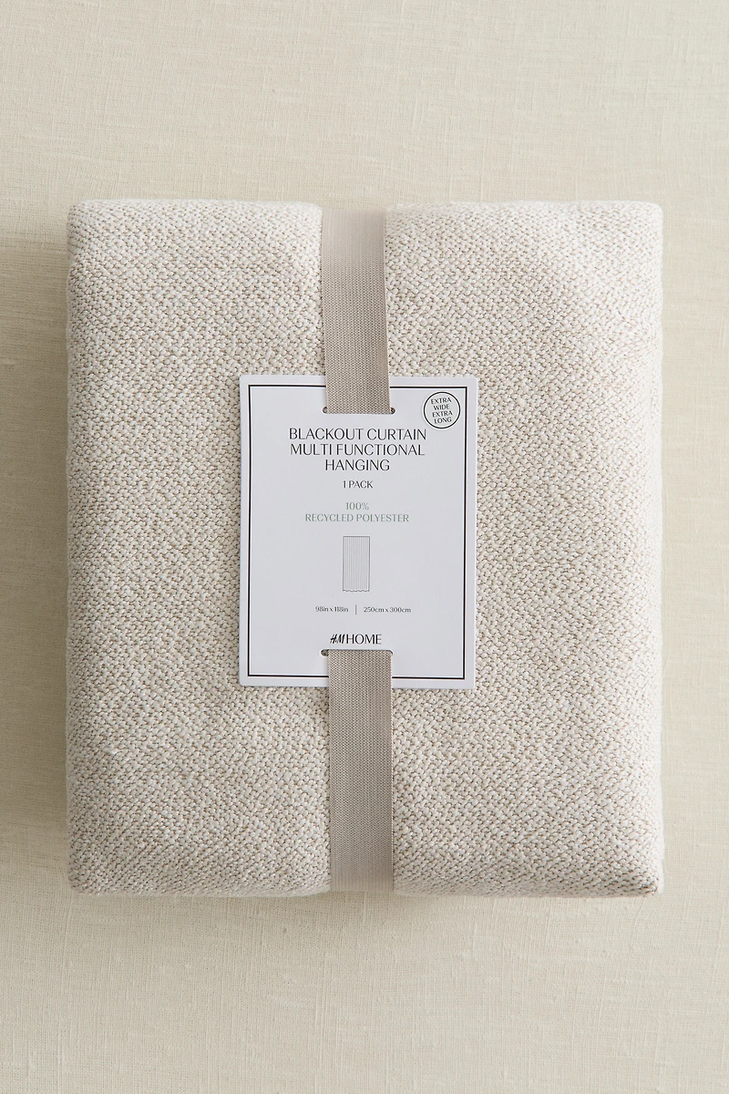 Lot de 1 rideau occultant long et large