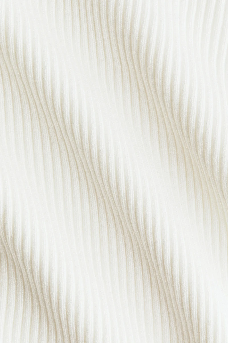 Haut en tricot côtelé