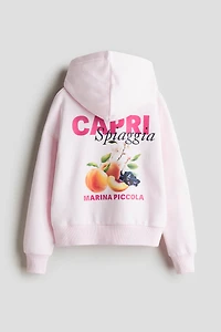 2-piece Brushed-Inside Hoodie and Shorts Set