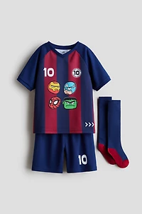 Ensemble de soccer imprimé 3 pièces