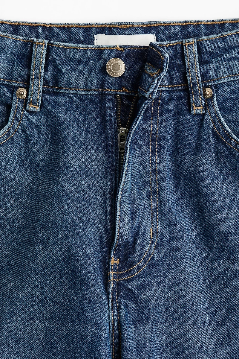 Slim Mom High Ankle Jeans