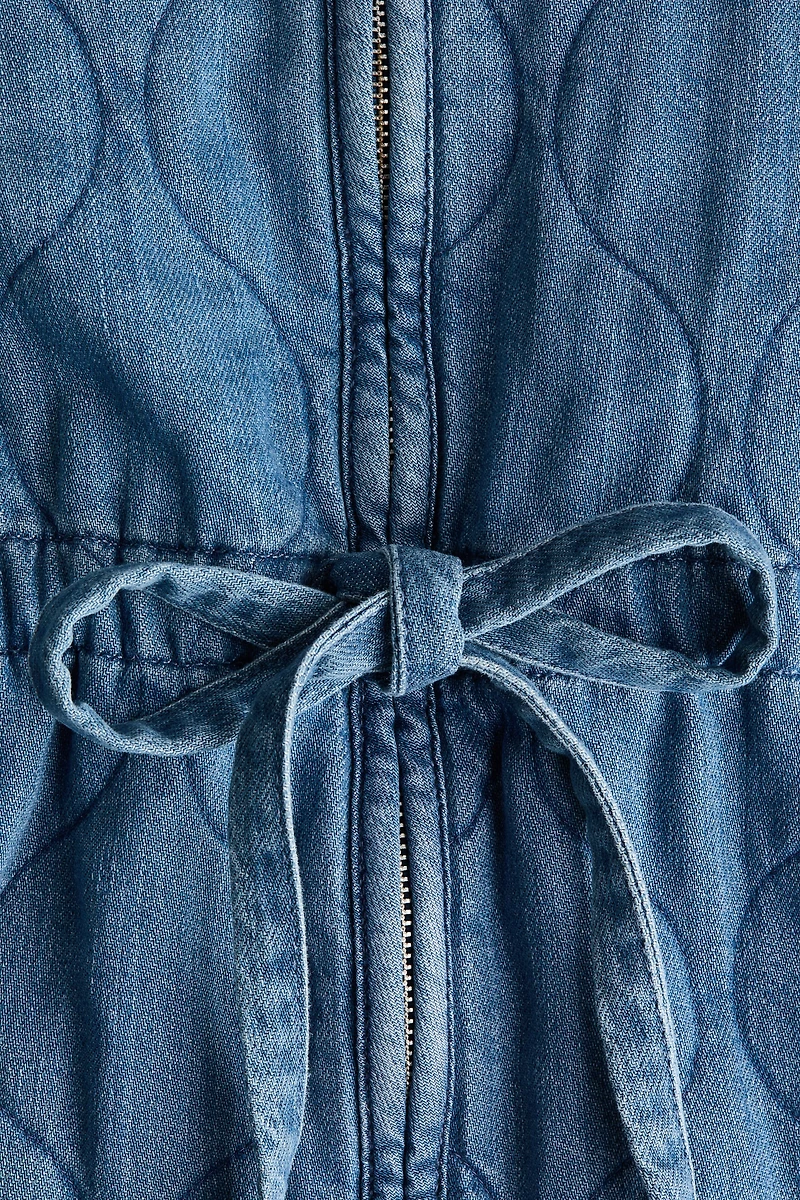 Quilted Denim Jacket