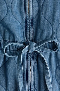 Quilted Denim Jacket