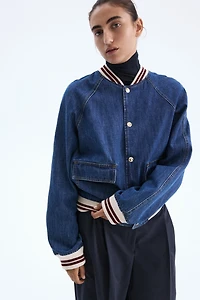 Denim Bomber Jacket