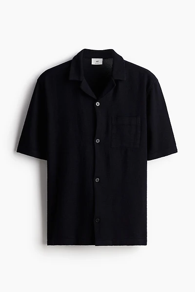 Regular Fit Textured Resort Shirt