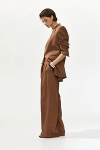 Pantalon chic à jambes larges