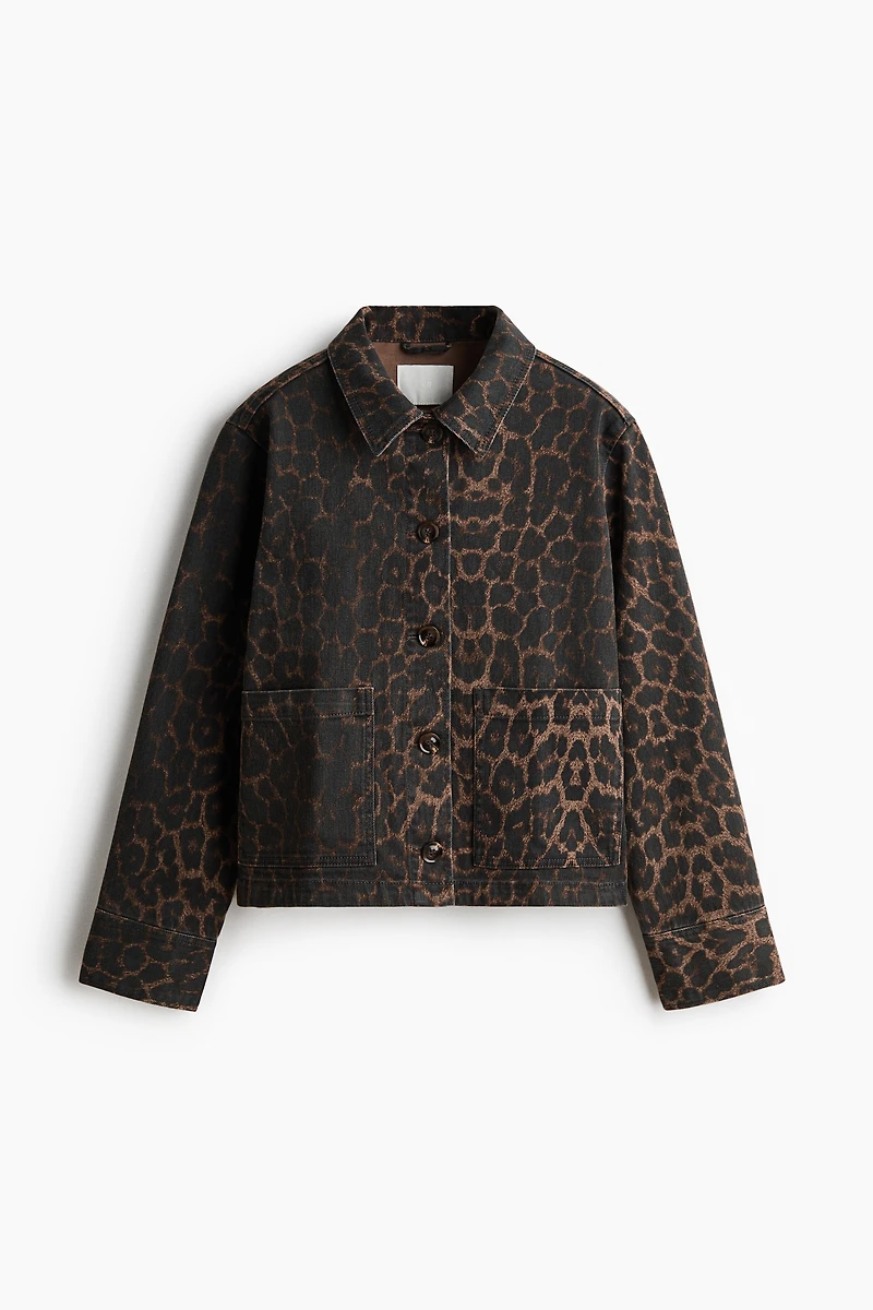 Veste en denim de coton