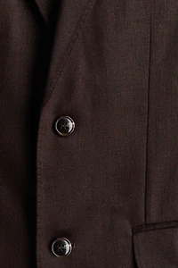 Regular-Fit Linen-Blend Jacket