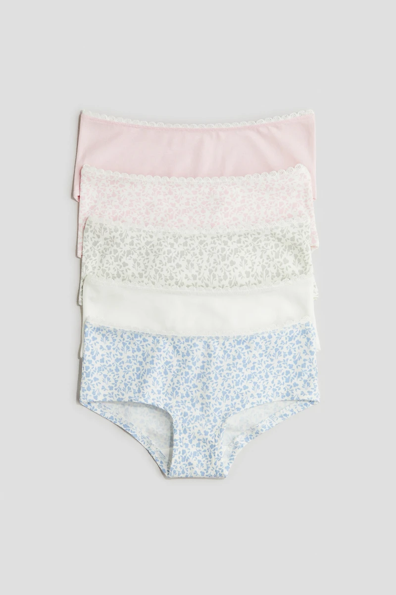 5-Pack Cotton Hipster Briefs