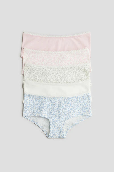 5-Pack Cotton Hipster Briefs