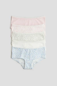 5-Pack Cotton Hipster Briefs