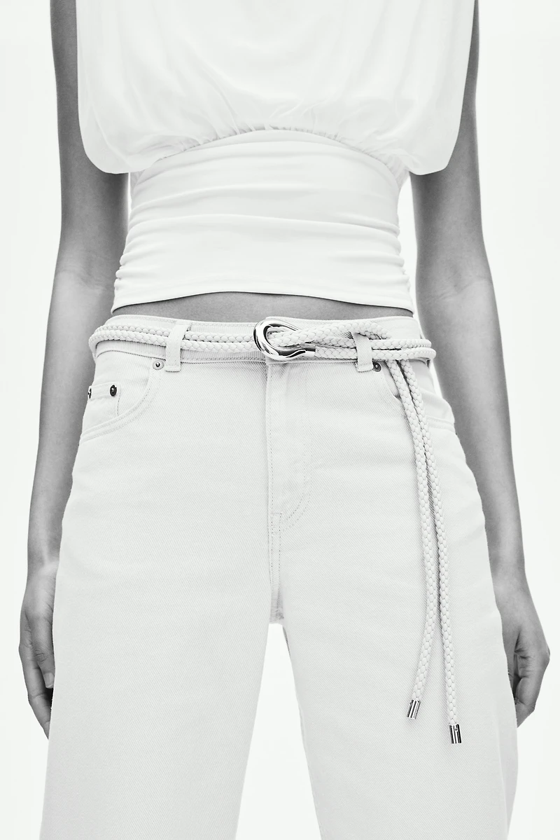 Pantalon droit en sergé