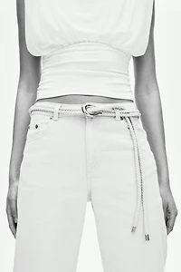 Pantalon droit en sergé