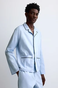 Chemise et pantalon de pyjama en coton