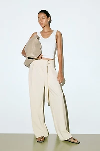 Belted Pants