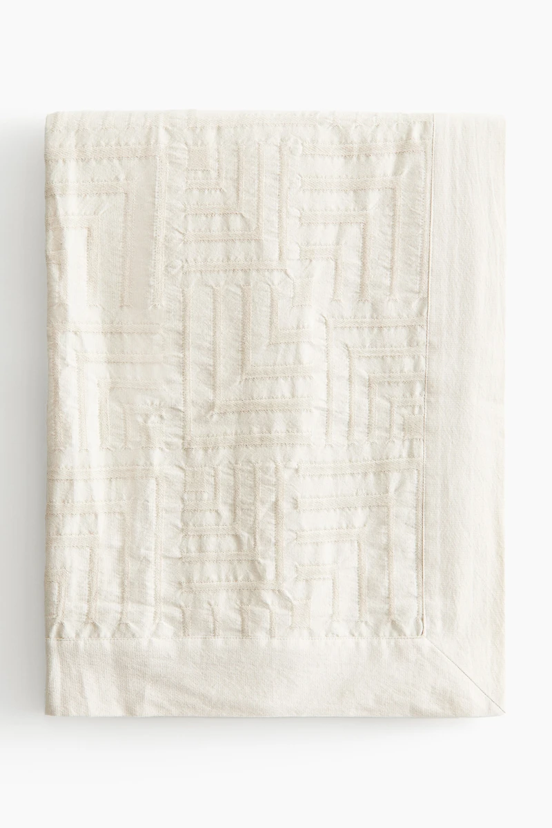 Jacquard-Weave Bedspread