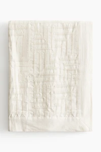 Jacquard-Weave Bedspread