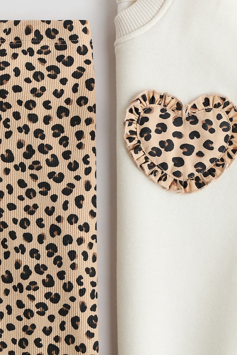 Ensemble 2 pièces chandail et legging