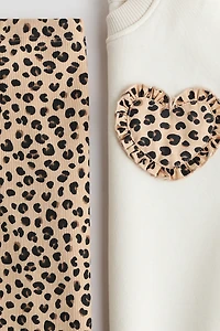 Ensemble 2 pièces chandail et legging