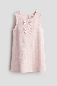 Robe en tissu bouclette avec boucles