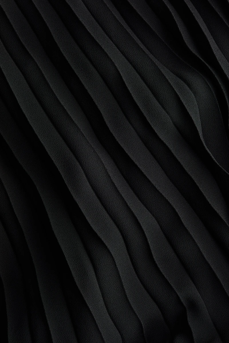 Jupe en mousseline plissée